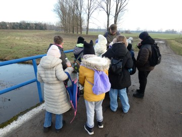 Spacer po Sieradzu w ramach Zimowego Ptakoliczenia 2025, 